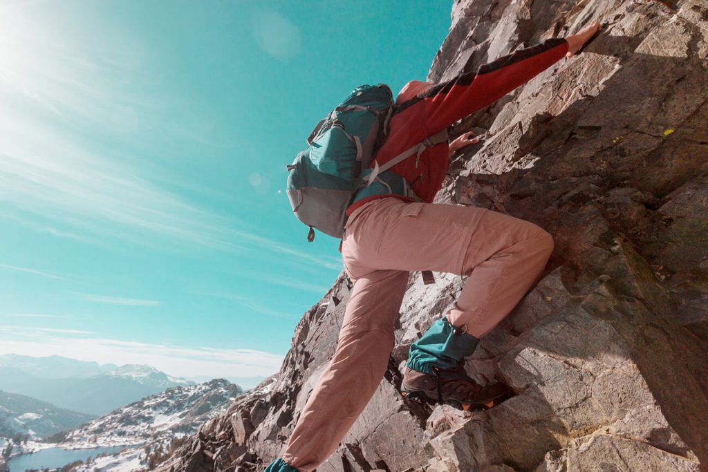 Rock climbing